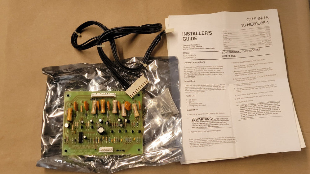 American Standard / Trane HVAC 6400-0538-01 Control Board