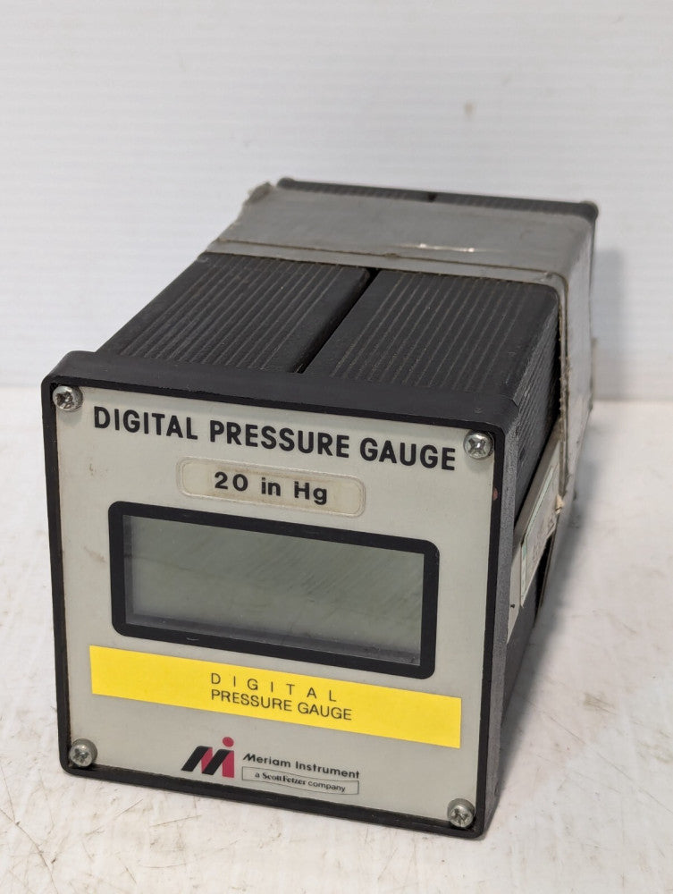 Meriam DN0020IH Digital Pressure Gauge, 20 In Hg, 24VDC/110VAC - Free Ship