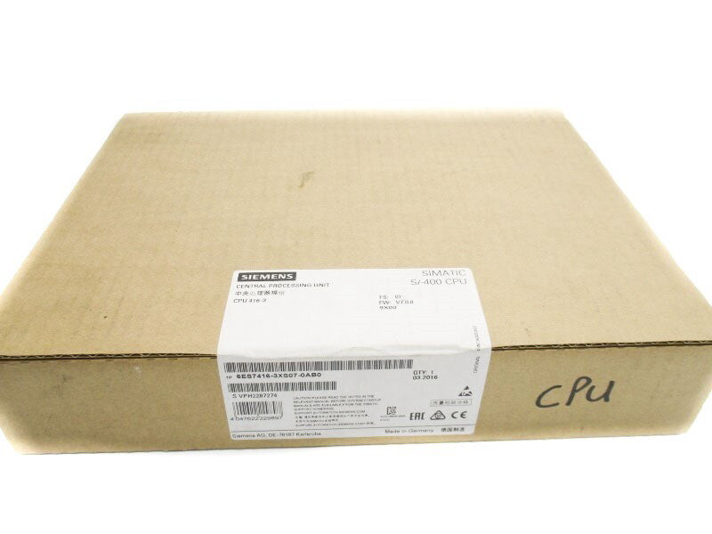 SIEMENS 6ES7416-3XS07-0AB0 NSFS