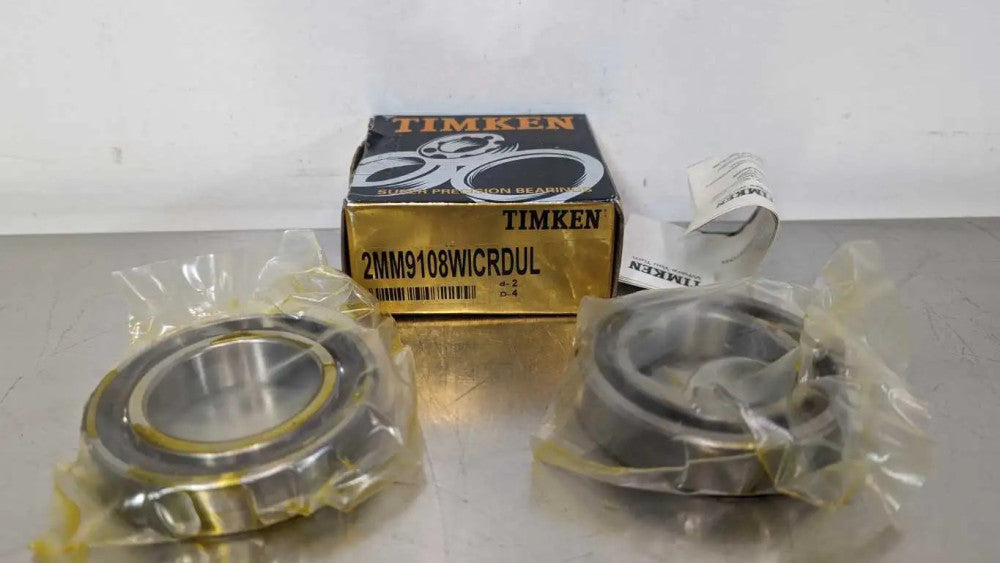 Timken 2MM9108WICRDUL Dual Set Precision Angular Contact Ball Bearing 40mm ID x