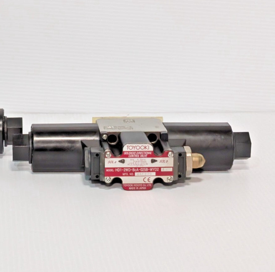 Toyooki HD1-2WD-BcA-025B-WYD2 Solenoid Directional Control Valve, Made in Japan