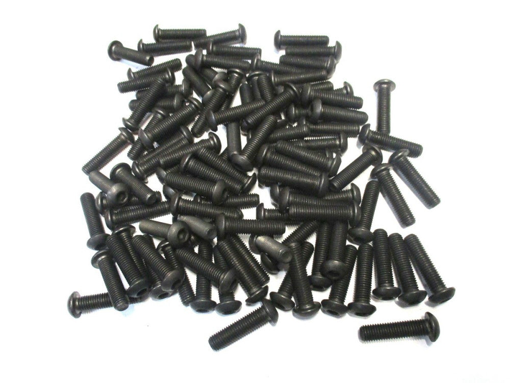 Brighton (201113) 1/4-28 UNC 1" OAL 5/32 Hex Socket Button Cap Screw - 100 QTY