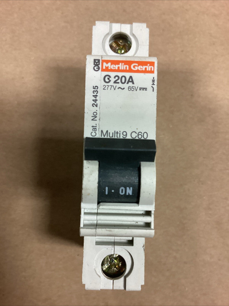 Merlin Gerin Breaker 24435 C20A Circuit Breaker 20A 1P Multi9 C60 G93