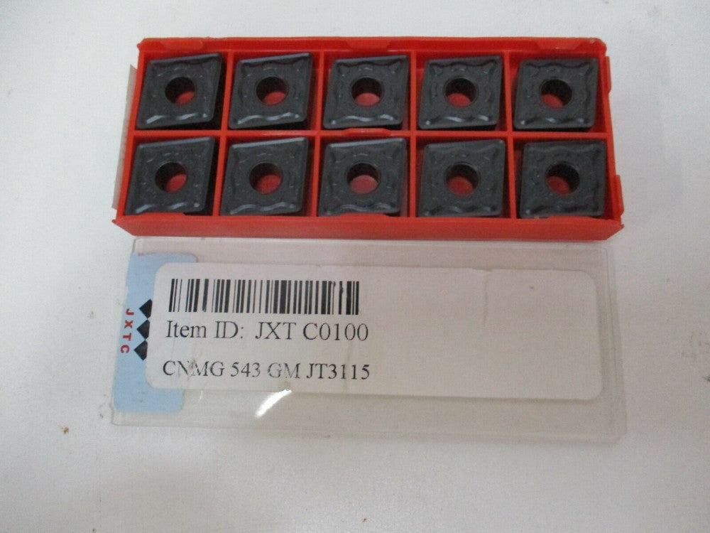 JXTC CNMG160612-GM JT3115 Cemented Carbide Milling Insert - Pack of 10