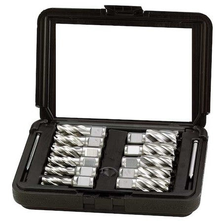 Zoro Select 4Thf6 Annular Cutter Set,M2 Hss,1 In D,11 Pc