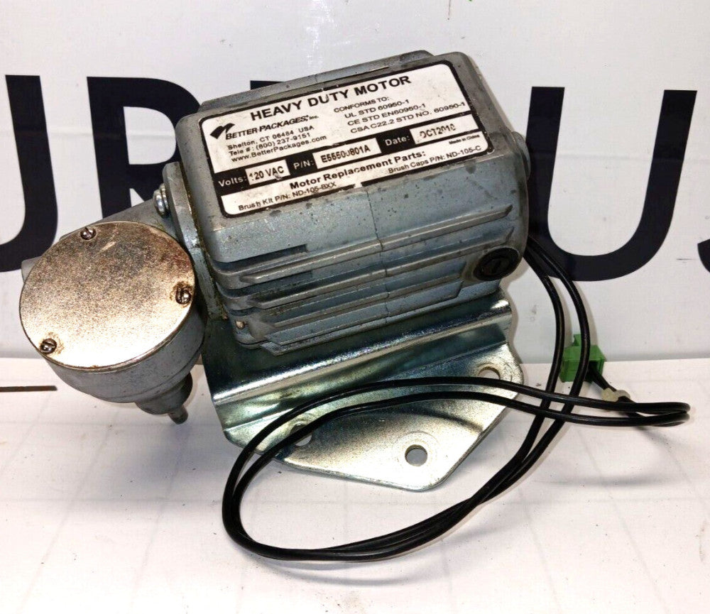 BETTER PACKAGES HEAVY DUTY MOTOR FOR BETTER PACK TAPE DISPENSER  E55500801A
