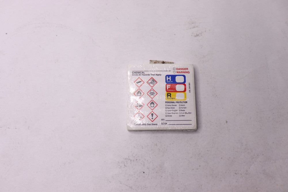 (50-Pk) GHS Hazard Label Coated Paper 2-1/2" x 2-1/2" ULGH1301