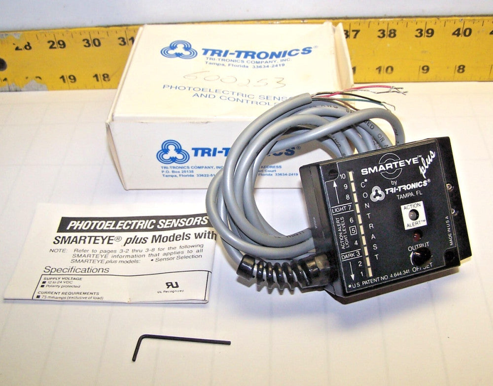 New Tri-Tronics Smarteye Plus Photoelectric Sensor With Action Alert  ASDF1