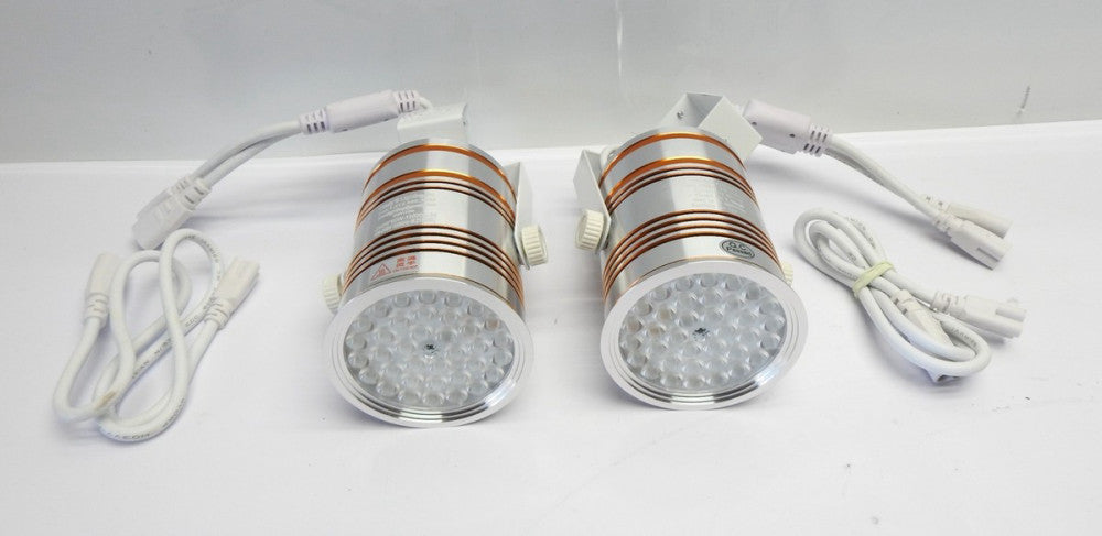 Lot of 2 - Cindy's lighting Jewelry WHITE ZH36 60W-10000K-36 (100-240V 50/60Hz)