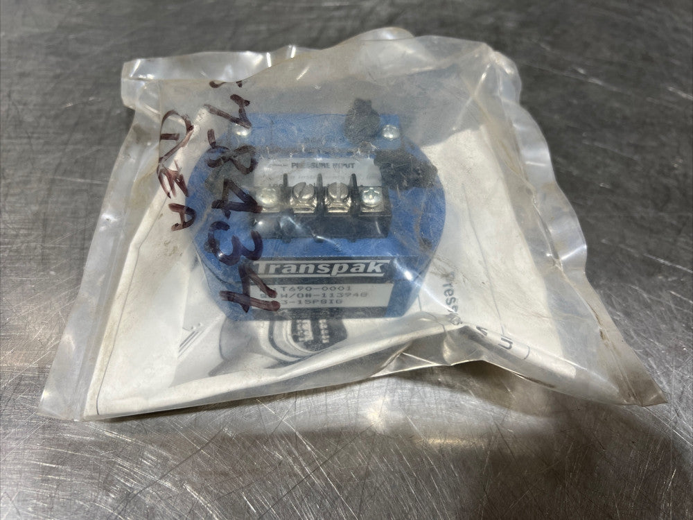 Action Instruments Transpak T690-0001 Pressure Converter 10-70v-dc Nos Surplus