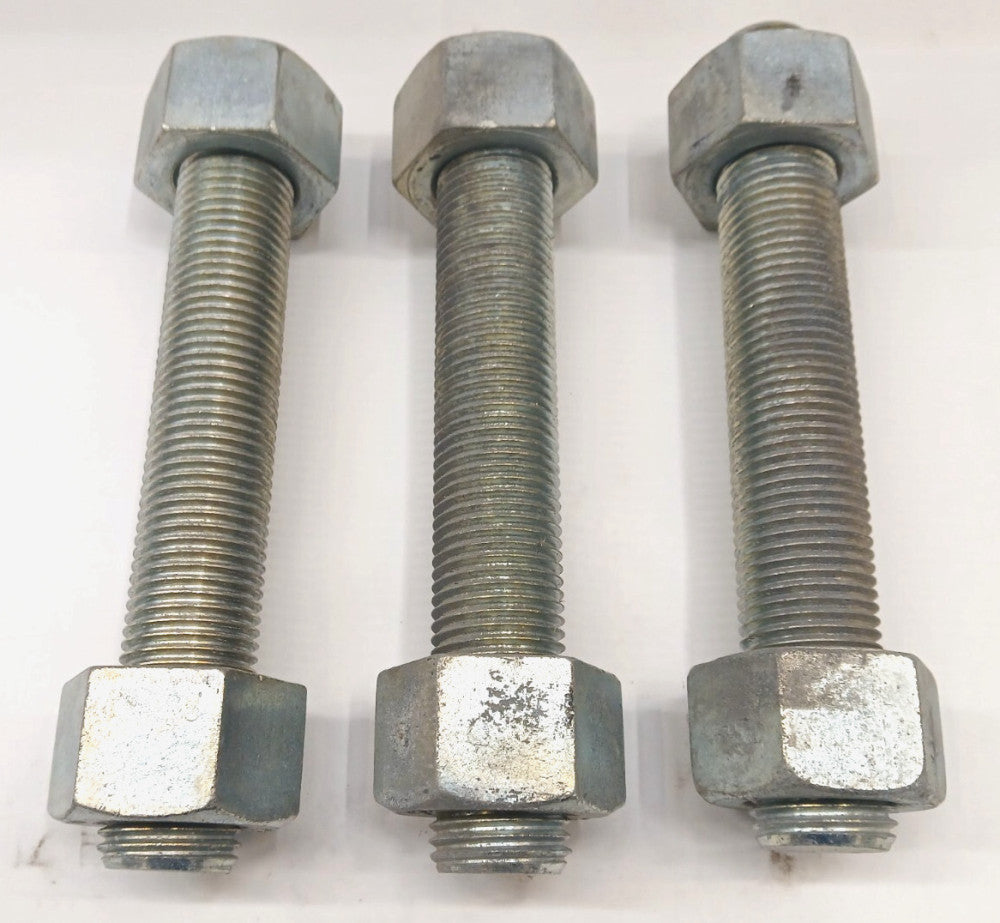 FULLY THREADED ROD 1-1/4-8 X 8-1/2 GRADE B7 W/2 1-1/4 NUT GRADE 2H  LOT OF 3