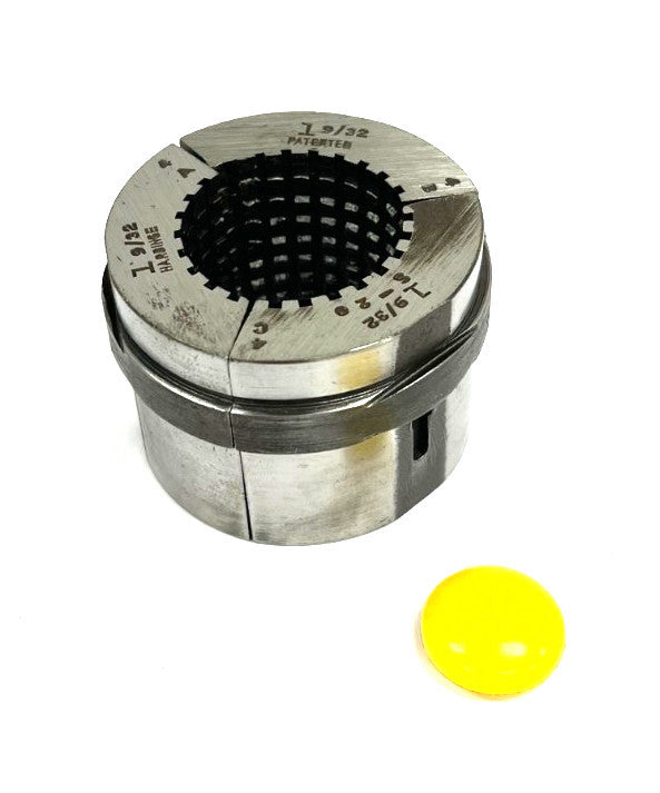 HARDINGE S20 1-9/32" COLLET PADS 3 SEGMENTS
