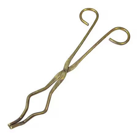 Zoro Select 5Zpt3 Crucible Tongs,9 In,Brass