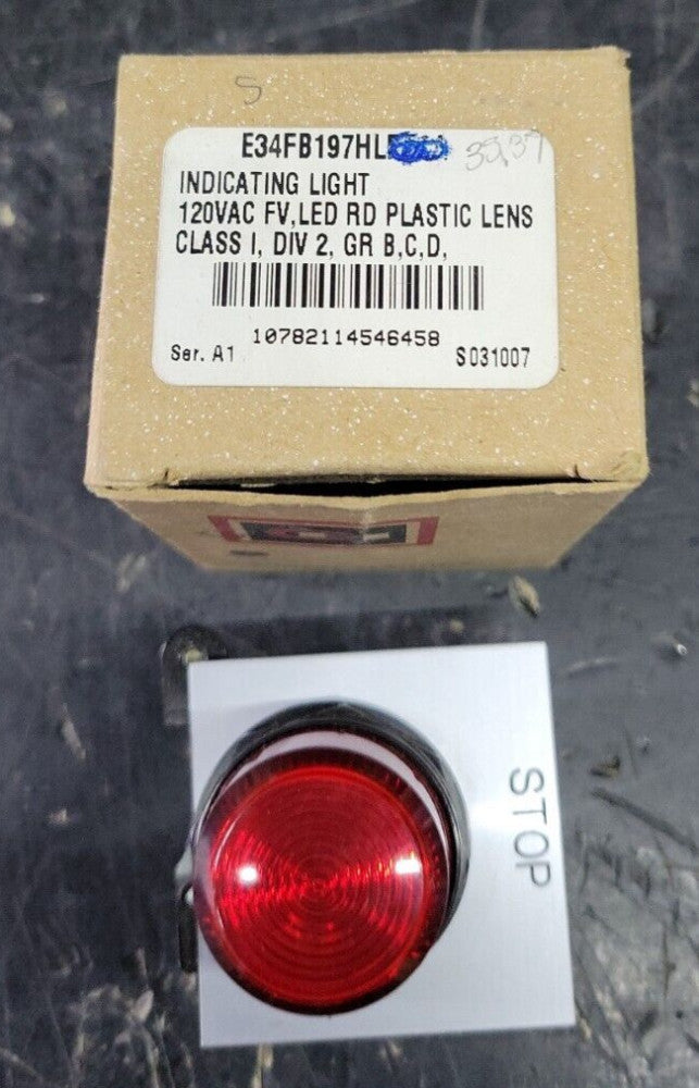 NEW old stock  EATON E34FB197L INDICATING LIGHT