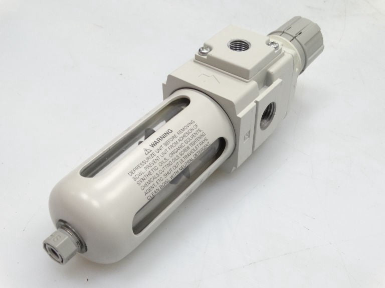 SMC AW20K-N02C-CZ-B Air Pressure Regulator - Used