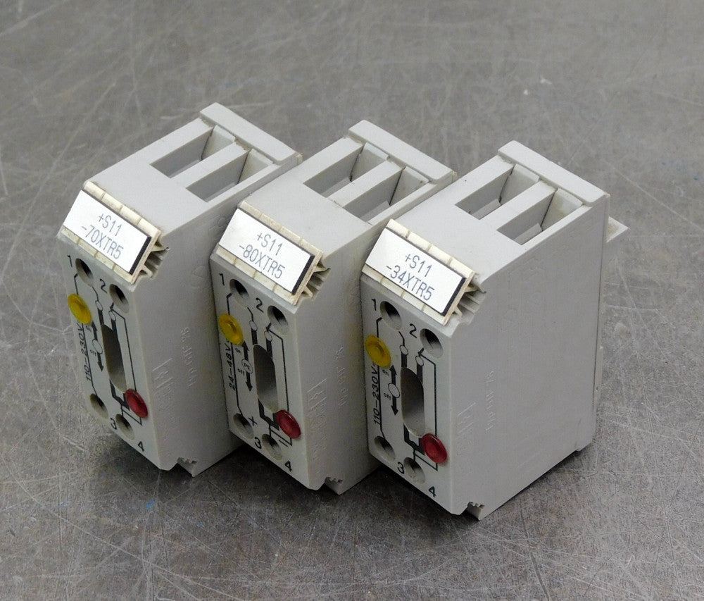 Phoenix Contact GTF 76/220 Terminal Block Lot of Three (3)