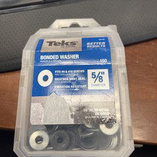 Teks 5/8" DIA Zinc Bonded Sealing Washer 21270 - 150 Count *FREE SHIPPING*