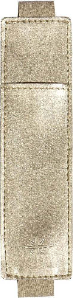 Elastic Pen Holder - Gold - Vegan Leather - Light Weight - Hardcover Bibles - Bo