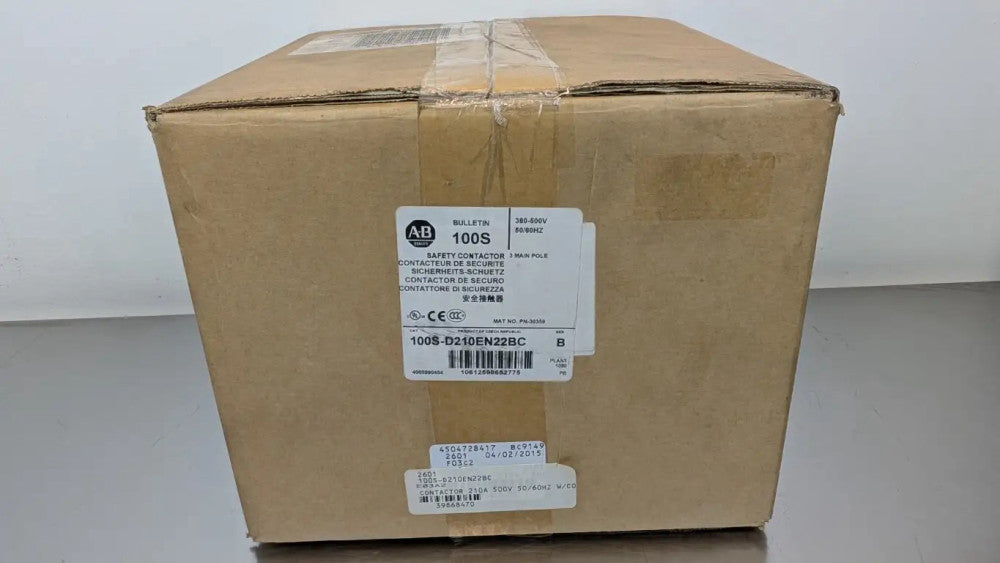 Allen-Bradley 100S-D210EN22BC Safety Contactor Ser B 380-500V 3 Main Pole