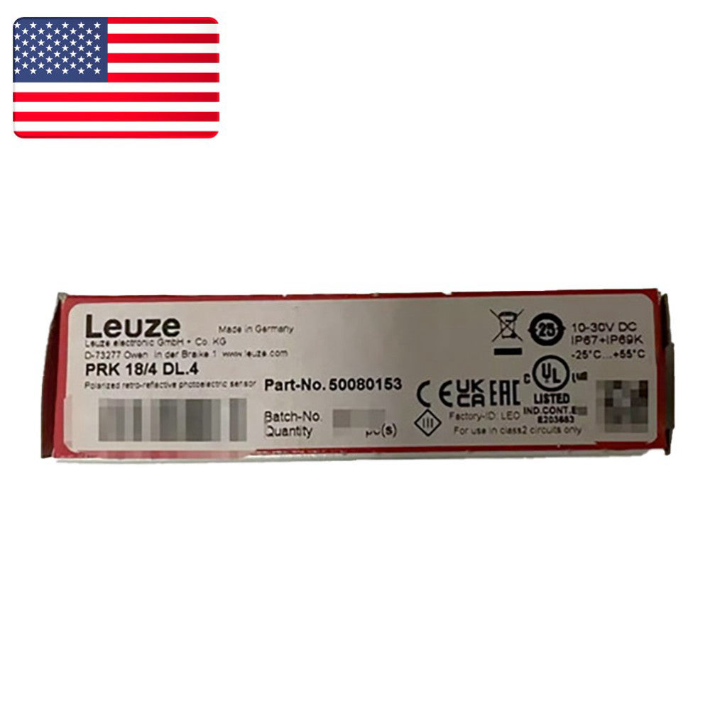 NEW LEUZE PRK 18/4 DL.4 50080153 Photoelectric Sensor - US Stock