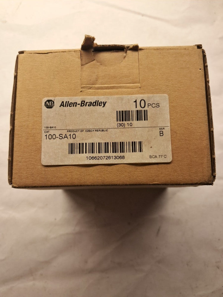 (QTY 10) Allen Bradley 100-SA10 Auxiliary Contacts Side Mnt.  , Free Shipping!!!