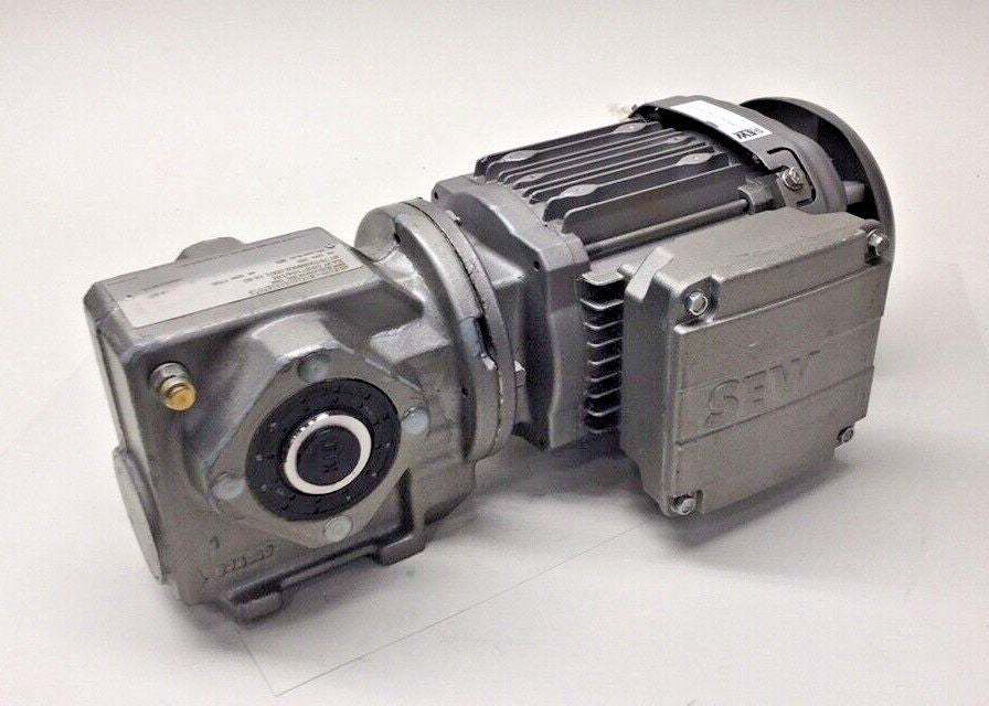 SEW EuroDrive SA37 DRS71S4/DH x 6.80 Used Gear Motor Ratio 6.80 3ph 230/460V