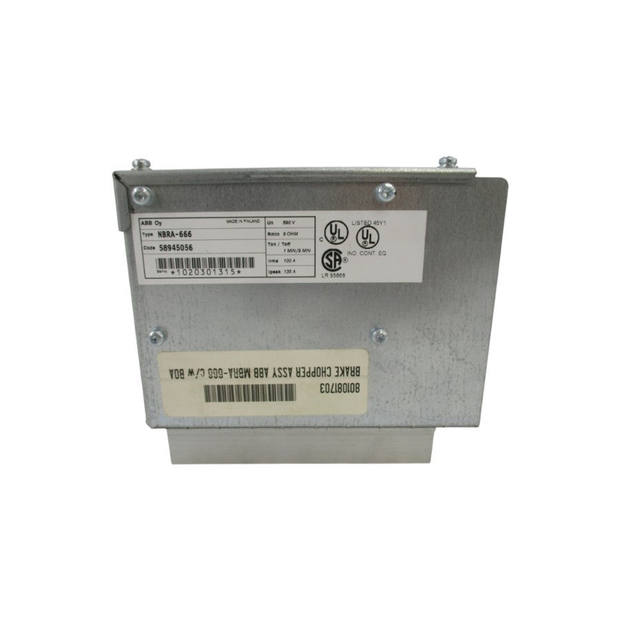 ABB NBRA-666 690V 100A UNMP