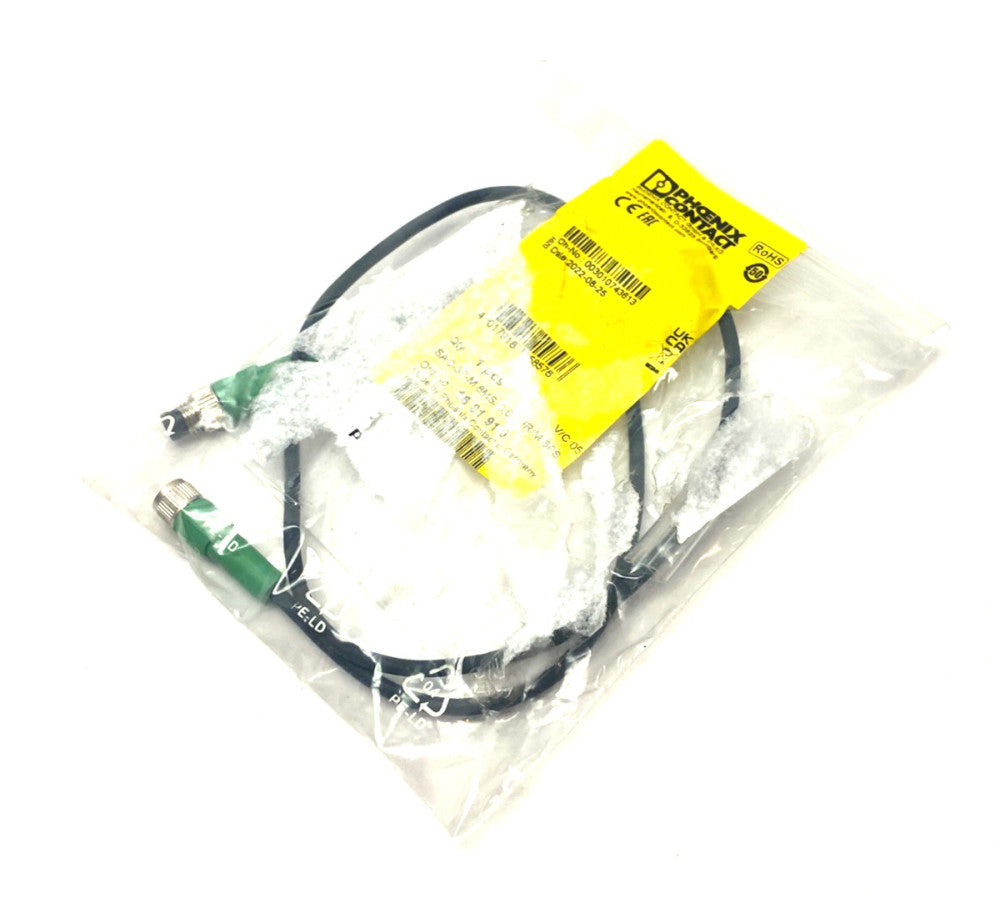 Phoenix Contact SAC-3P-M 8MS/0,6-PUR/M 8FS Double Ended Cordset 3-Pos. 1681910