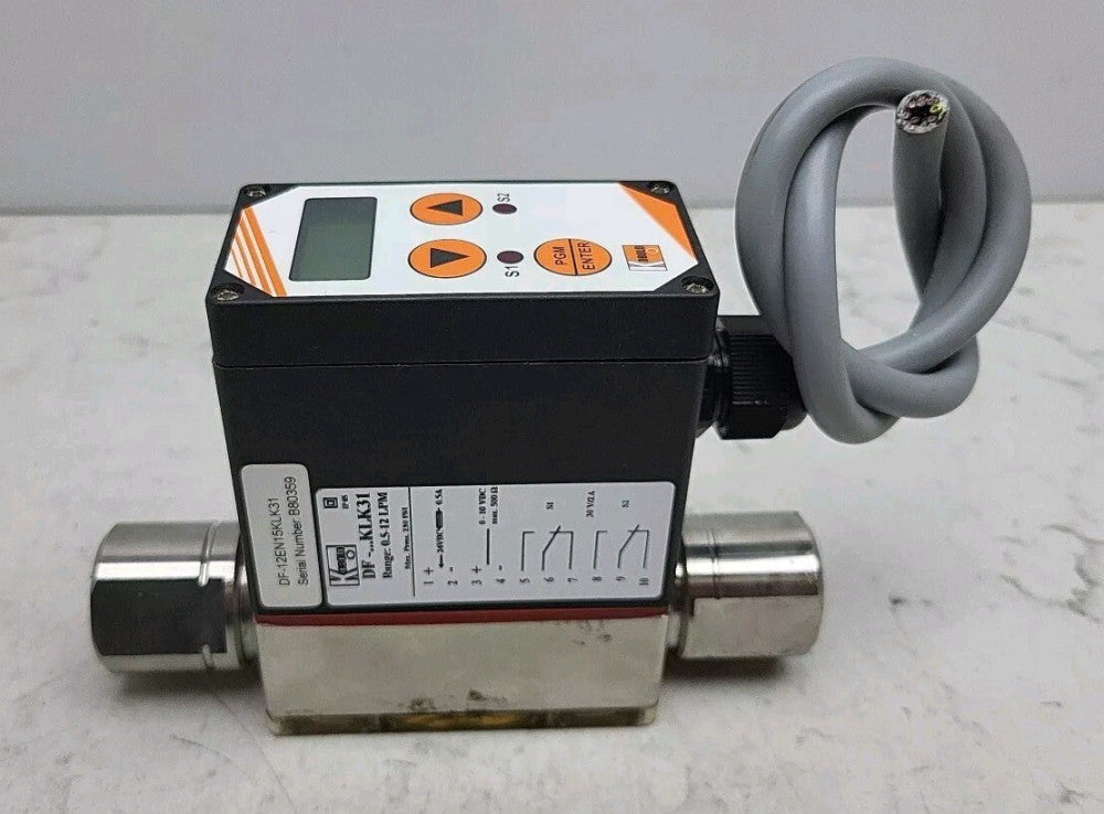 Kobold DF-12EN15KLK31 Paddle Flow Sensor With Frequency Output For Liquids/Water