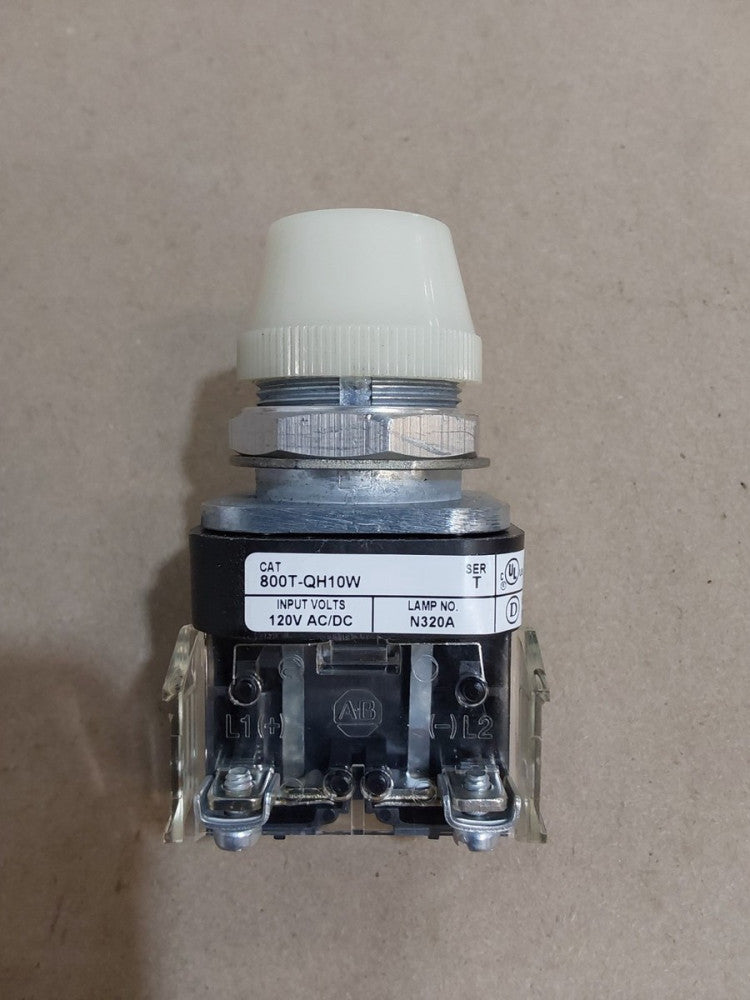 Allen-Bradley 800T-QH10 Pilot Light White 800T-QH10W