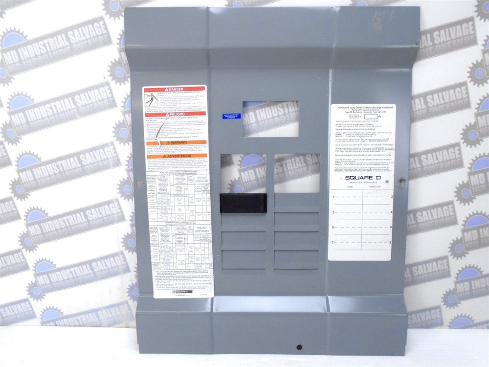 SQUARE-D HOMELINE - HOM1224M125PRB - 12 Space - Interior TRIM BREAKER COVER