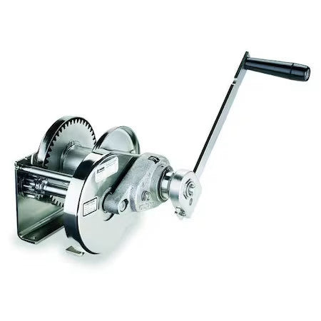 Thern M4042pbss Hand Winch,Spur Gear,W/Brake,1000 Lb.