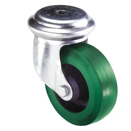 Zoro Select Bs4 125 Gr1e Kingpin Swivl Castr,Rubber,5 In.,440 Lb.