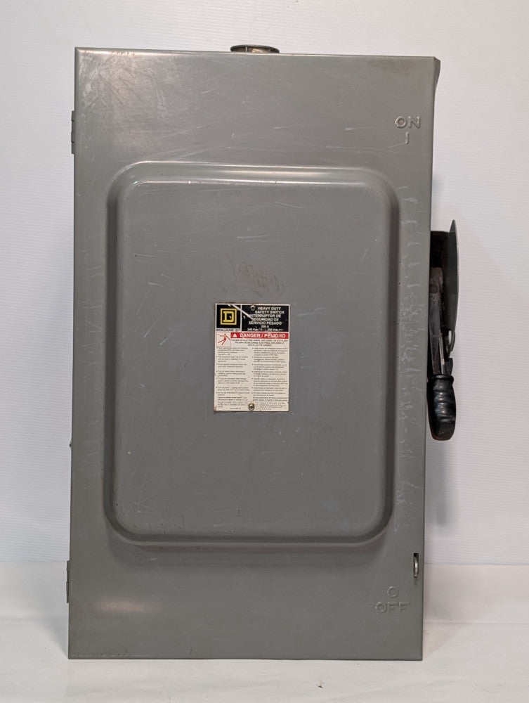 Square D H324N Heavy Duty Safety Switch 3 Pole Single Throw 240VAC 250VDC