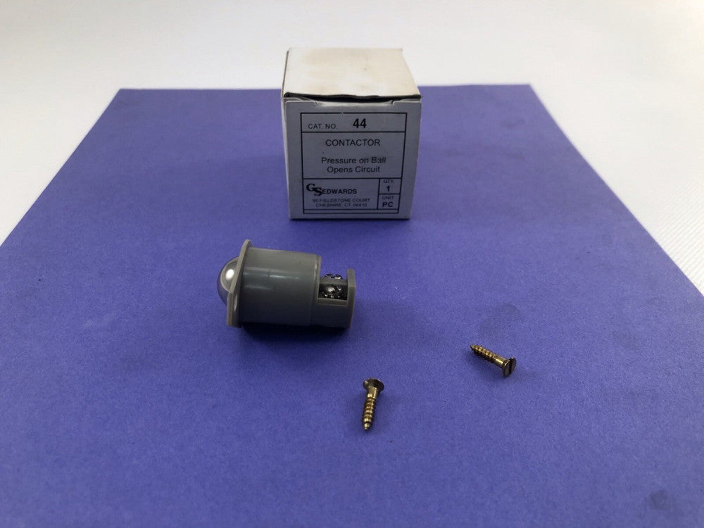 GS Edwards 44 Rolling Ball Contactors - Pressure on Ball Opens Circuit *NEW*