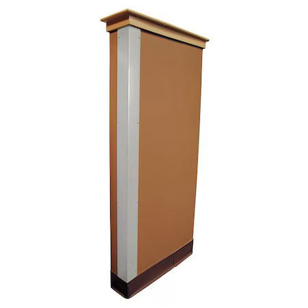 Zoro Select 5Kzk7 Corner Guard, Silver, 1X48in, Hardware Fr