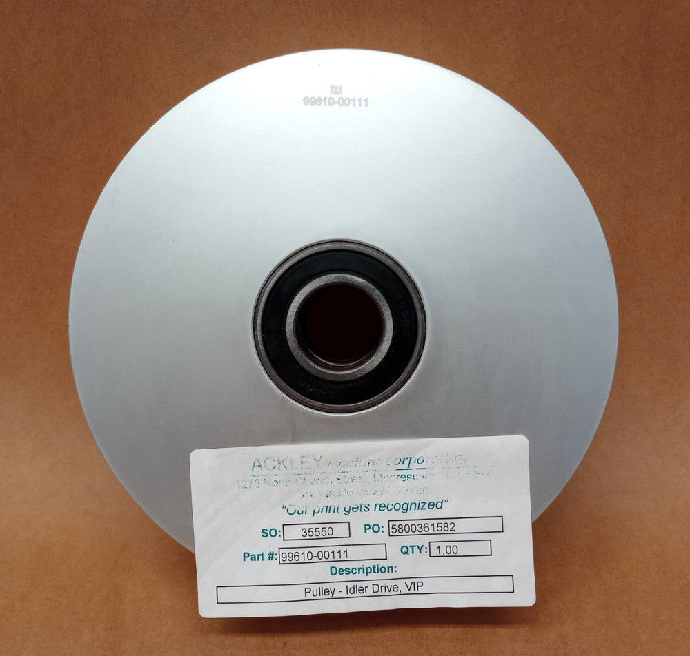 ACKLEY 99610-00111 Aluminum Idler Drive Pulley 1-3/4" Width 6-1/2" OD 25mm Bore