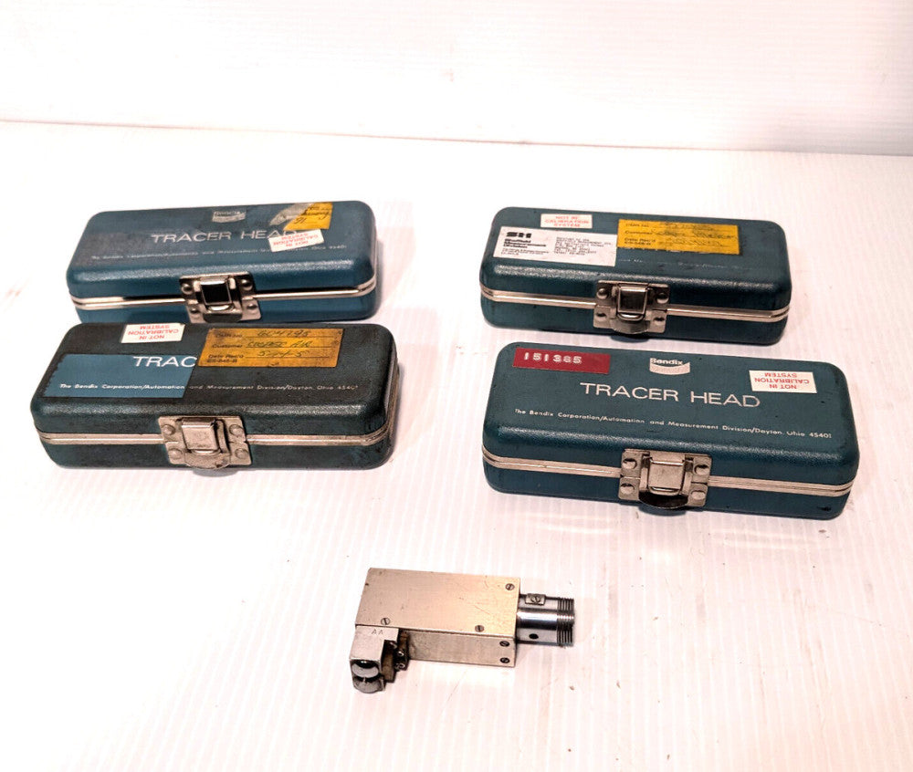 Lot of 5: Assorted Bendix Tracer Heads, LK6, LK6-R, MA10-R, MA-10-6132, MA4-2546