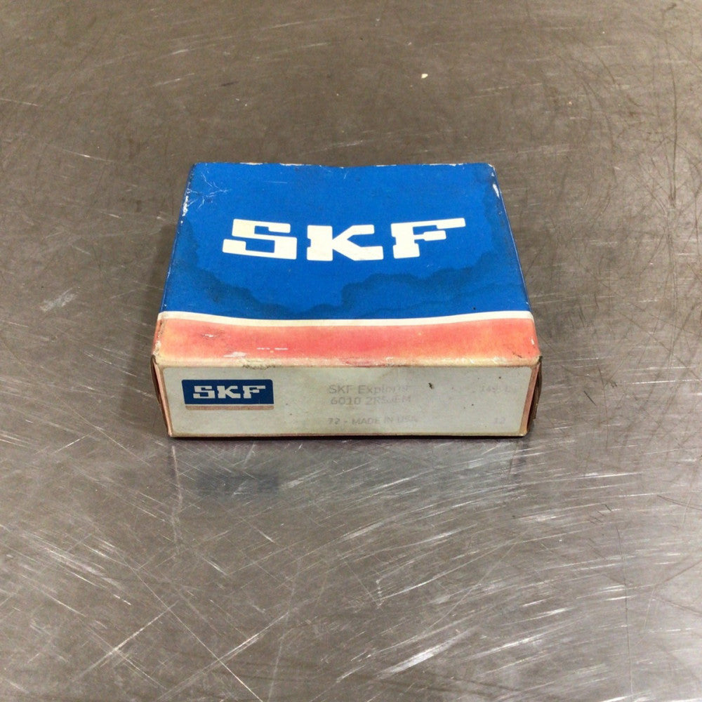 SKF Explorer 6010 2ZJEM Shielded Groove Ball Bearing, NOS