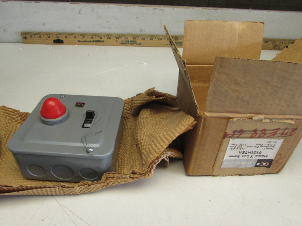 Cutler Hammer Manual X Line Starter 9101H78A 2-POLE 1PH 115V 1HP NEW IN BOX M/O