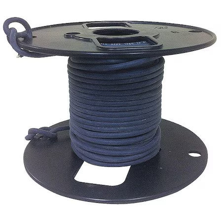 Rowe R800-0518-0-50 High-Voltage Lead Wire, Hv, 18 Awg, Black, 50 Ft