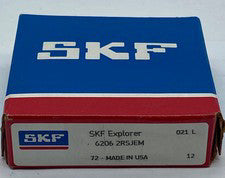 SKF 6206 2RSJEM Deep Groove Ball Bearing, Bore 30mm Width 16mm 