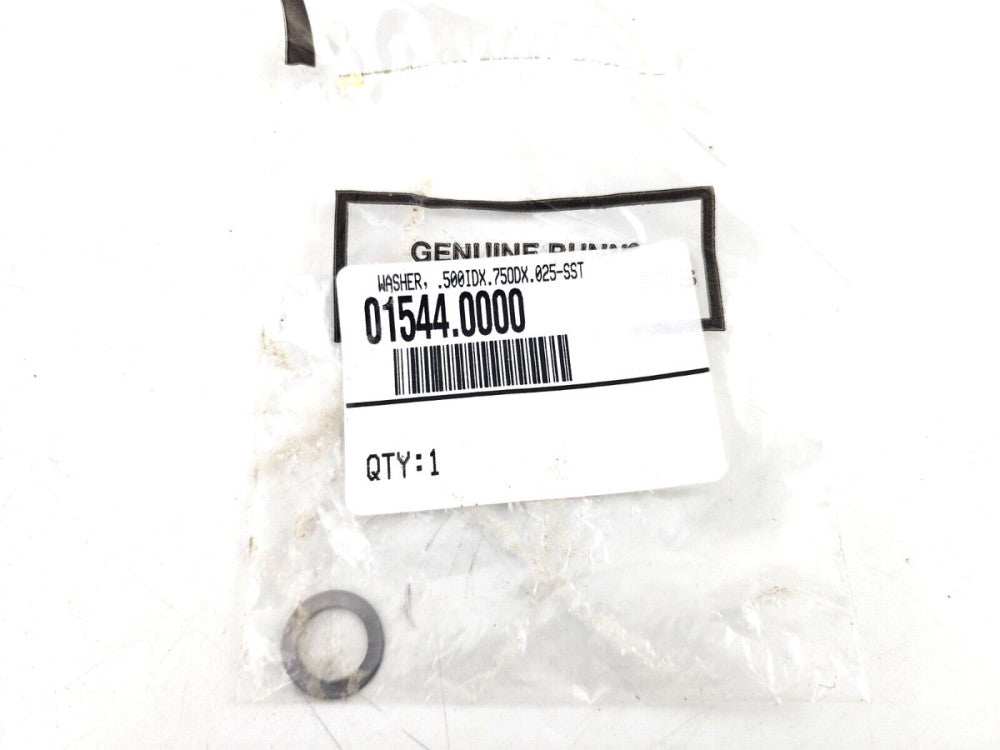 Bunn 01544.0000 Washer, Stainless Steel, .500" ID x .75" OD x .025"