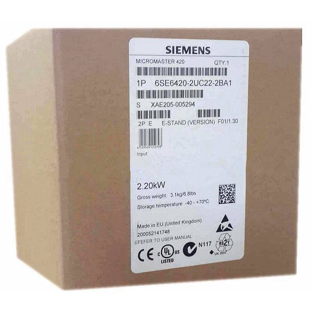 NEW Siemens 6SE6420-2UC22-2BA1 6SE6 420-2UC22-2BA1