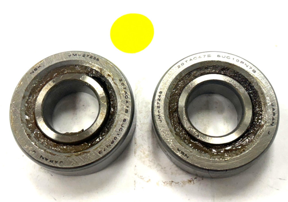 NSK JAPAN DEEP GROOVE BEARING 20TAC47B LOT OF 2