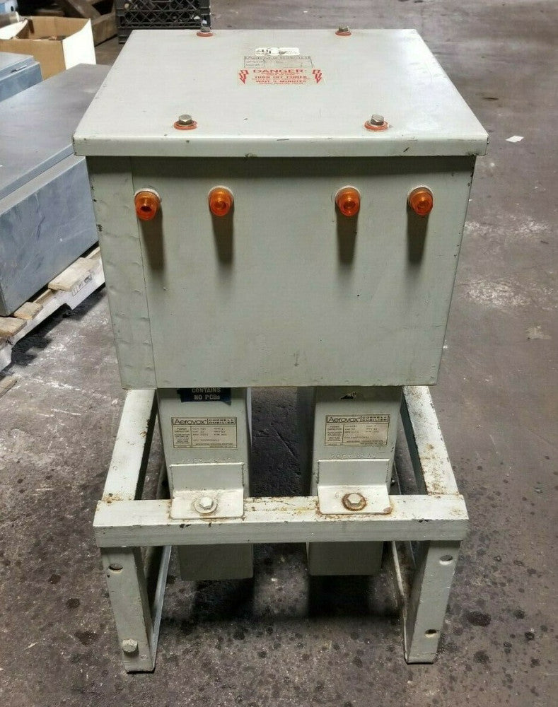 AEROVOX ICS0050F33 POWER CAPACITOR 50 KVAR 480 VAC 3 PHASE 60 Hz