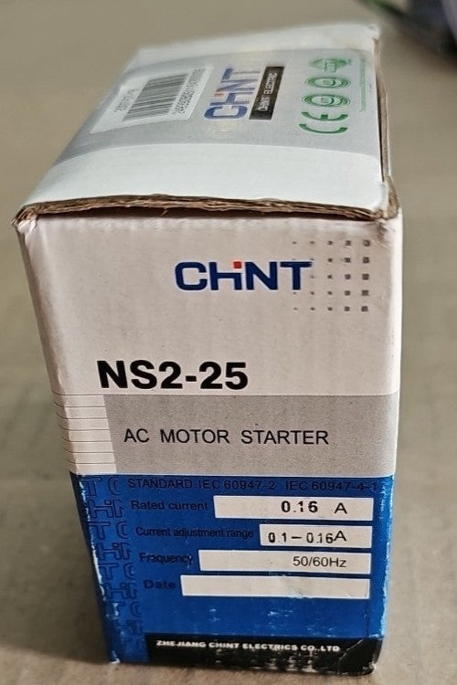 Chnt NS2-25  0.1 - 0.16 A AC Motor Starter