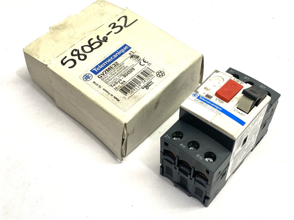 Schneider Electric GV2ME32 Telemecanique Motor Circuit Breaker 24-32A