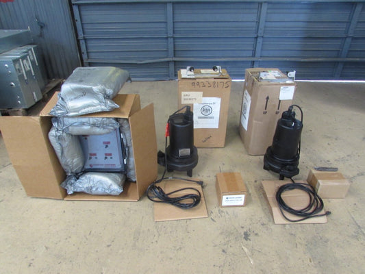 2- GRUNDFOS PIP512L, 1/2hp, 2" SUBMERSIBLE PUMP,2 PUMP SYSTEM! w/CONTROLLER NEW!