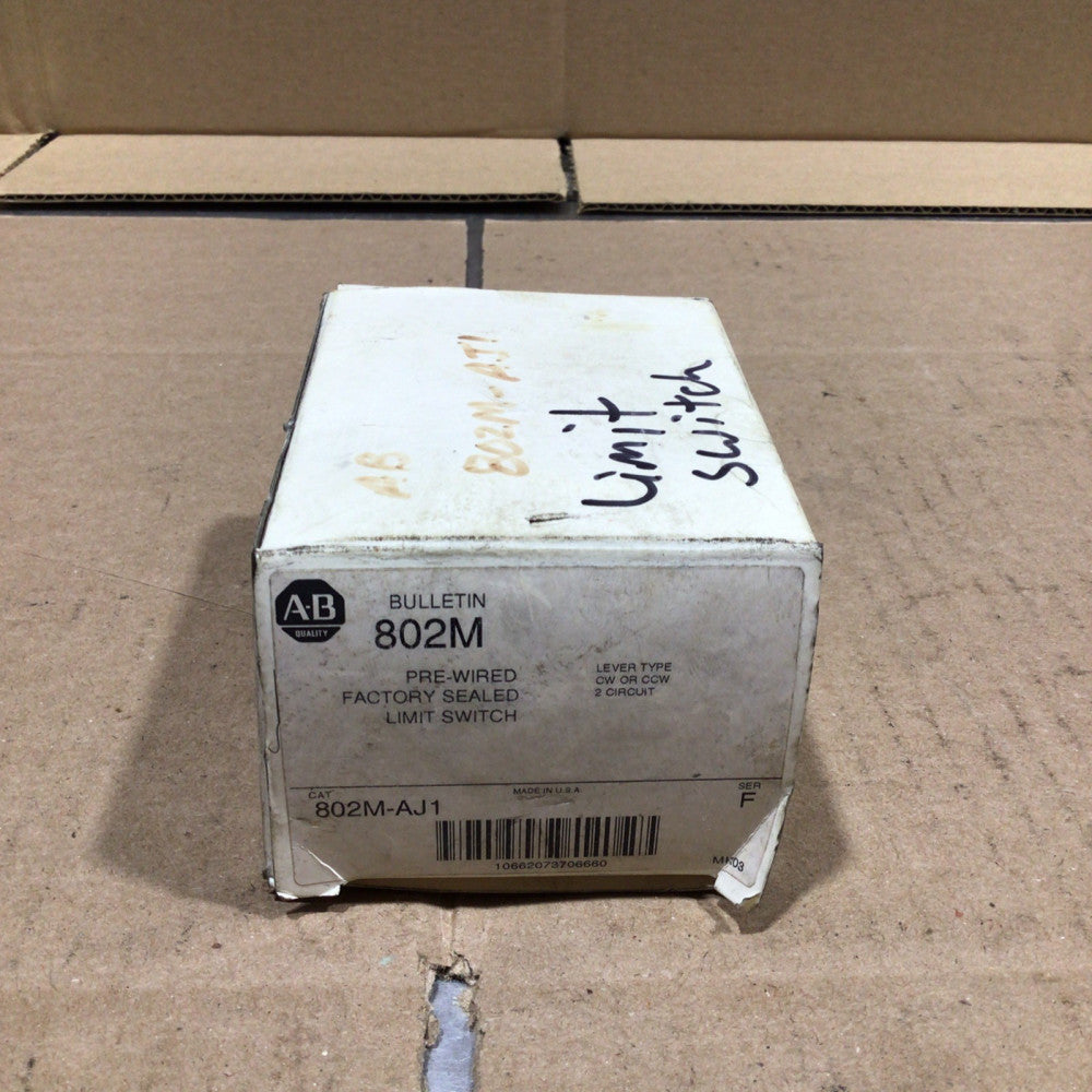 Allen-Bradley 802M-AJ1 SER F. Limit Switch, NOS
